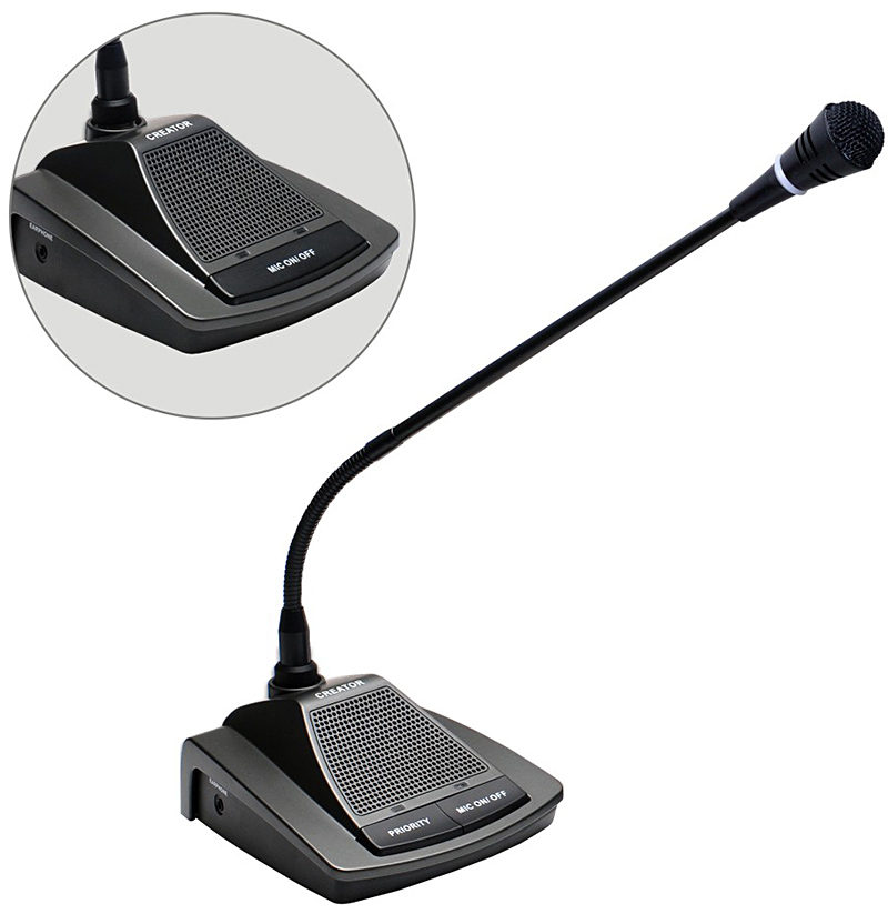 桌面式纯发言主席单元