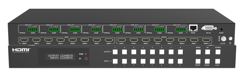 4K@60 8X8 无缝高清矩阵